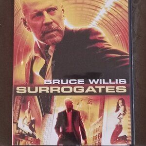 Pair of Bruce Willis action movie DVDs (Surrogates and Lucky Number Slevin)